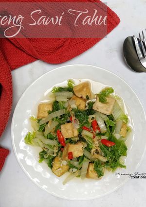 Foto resep Oseng Sawi Tahu