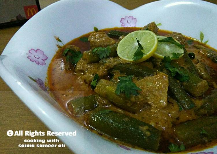 Recipe of Perfect Bhindi gosht #coopadramadan #sehri