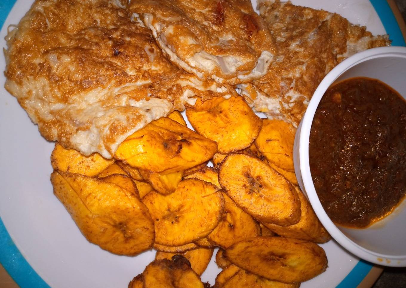 Simple Way to Make Any-night-of-the-week Plantain & omelette