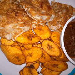 A picture of Plantain & omelette.