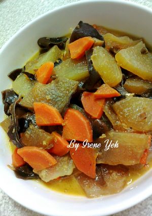 紅燒冬瓜(素) 的食譜成品照片