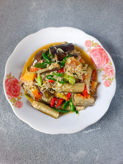 Foto resep Sambal Terong, Ebi, Dan Pete