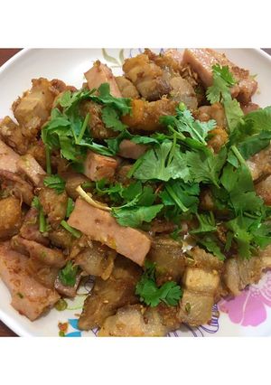 รูปของ 3 หมูผัดพริกเกลือ🐷🌶