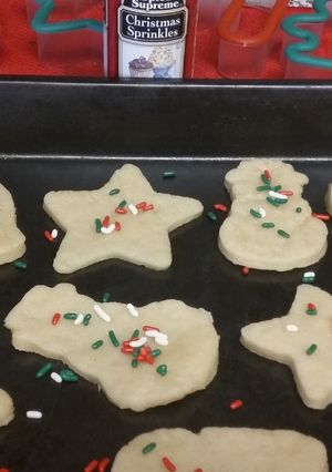 A picture of Christmas Cookies.