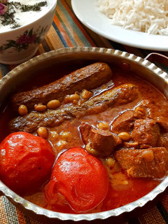 عکسی از دستور خورش کدو سبز
