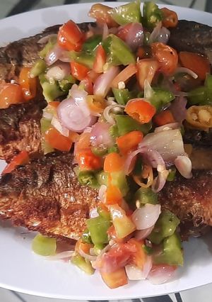Foto resep Kembung Goreng Sambal Dabu-Dabu