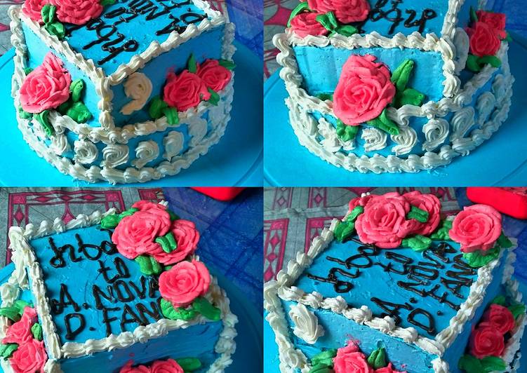 Bagaimana Menyiapkan Kue ultah untuk ke 2 jagoan 👨👩 yang Enak Banget