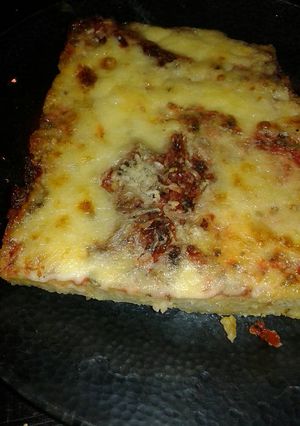 Una foto de Pizza de arroz 😊