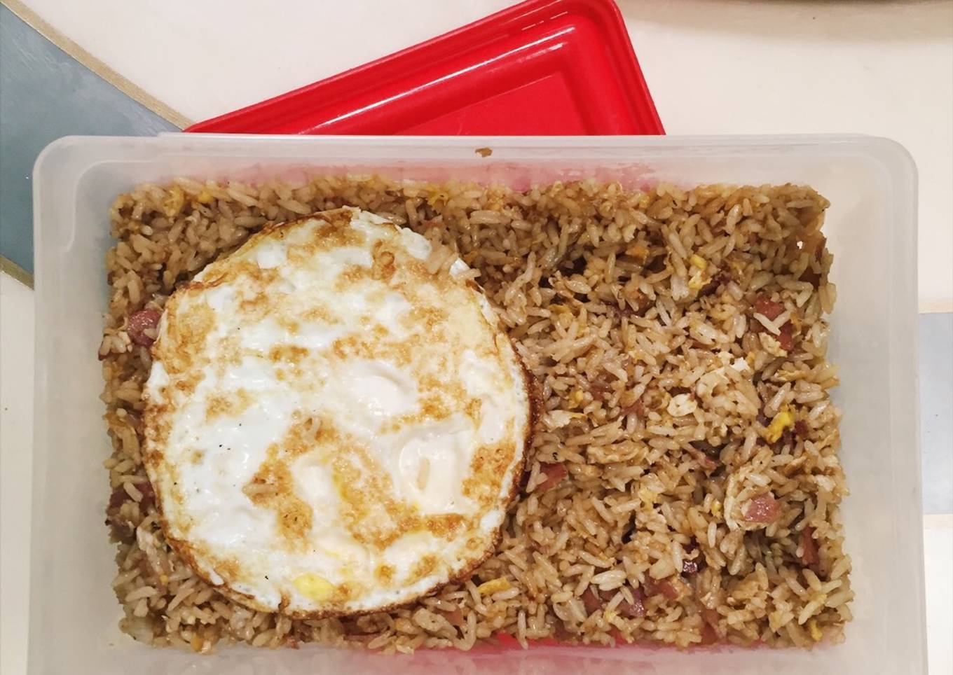 Nasi Goreng Smoke Ham Simple