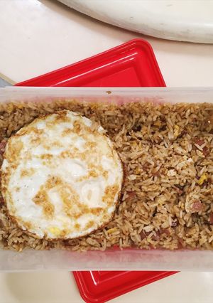 Foto resep Nasi Goreng Smoke Ham Simple
