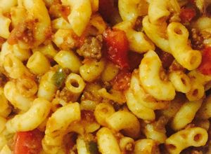 صورة لوصفة معكرونة بالخضروات🍝