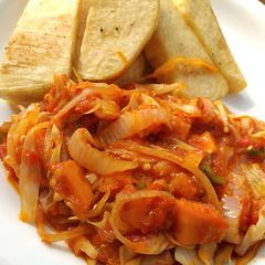 A picture of Cabbage sauce.