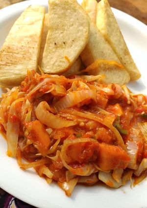 A picture of Cabbage sauce.