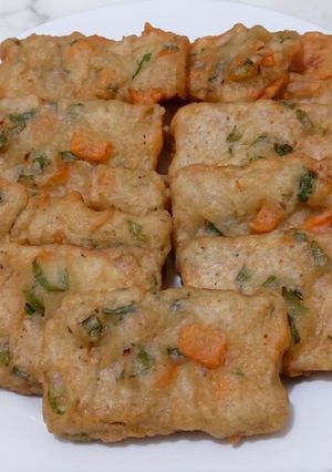 印尼裹粉炸天貝 (Tempe Mendoan) 的食譜成品照片
