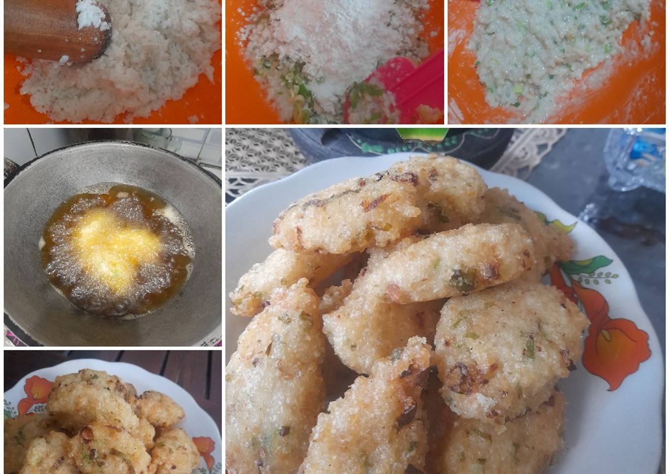 Bakwan Nasi kriuk ala bunda zhia