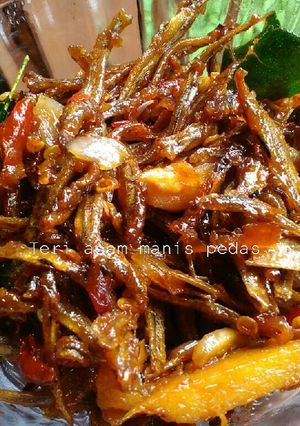 Foto resep Teri asam manis pedas