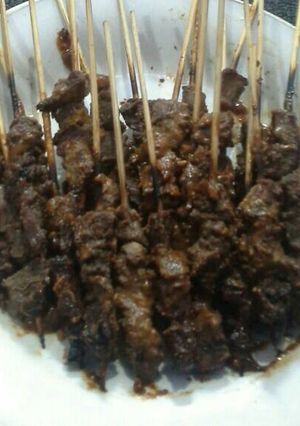 Foto resep Sate ala...kadarnya...#kita berbagi