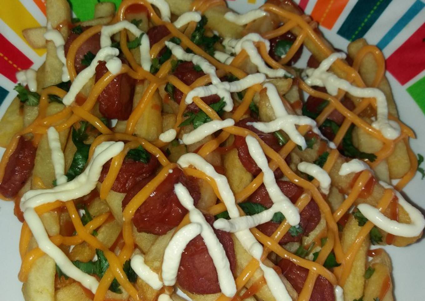 Salchipapas locas