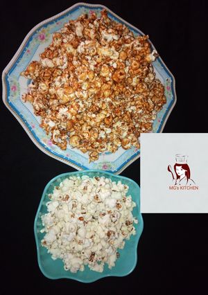 A picture of Plane and Caramel Popcorn.
