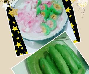 Siap Saji Es pisang ijo Mantul Banget