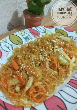 Foto resep Japchae 🍝(Bihun Goreng ala Korea)