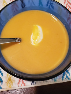 A picture of Roasted butternut squash soup.