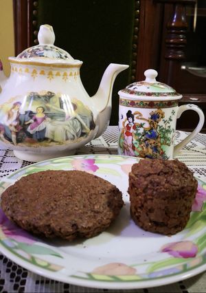 Una foto de Mini tortas de avena fit