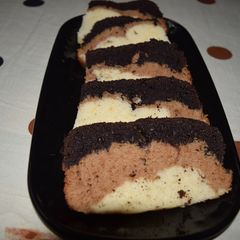 A picture of Eggless Chocolate Cake.
