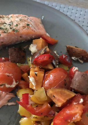 A picture of Zalm ovenschotel.