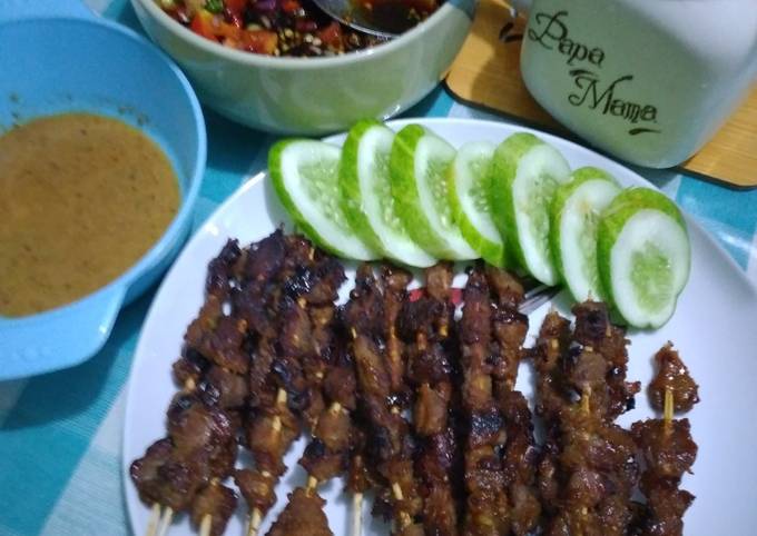 Langkah Mudah untuk Menyiapkan Sate maringgi daging sapi yang Menggugah Selera