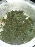 Pumpkin leaves with Coconut Milk (Lisebebe) #vegetablecontest#