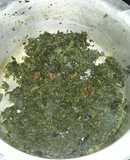 Pumpkin leaves with Coconut Milk (Lisebebe) #vegetablecontest#
