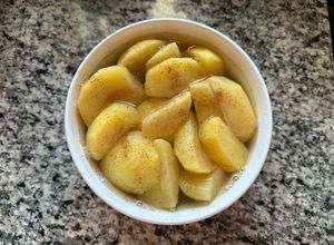 Una foto de Compota de manzana