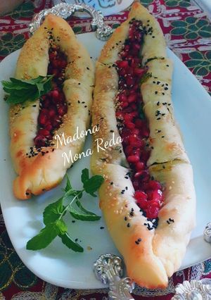 صورة لوصفة قوارب السبانخ بالفرن
