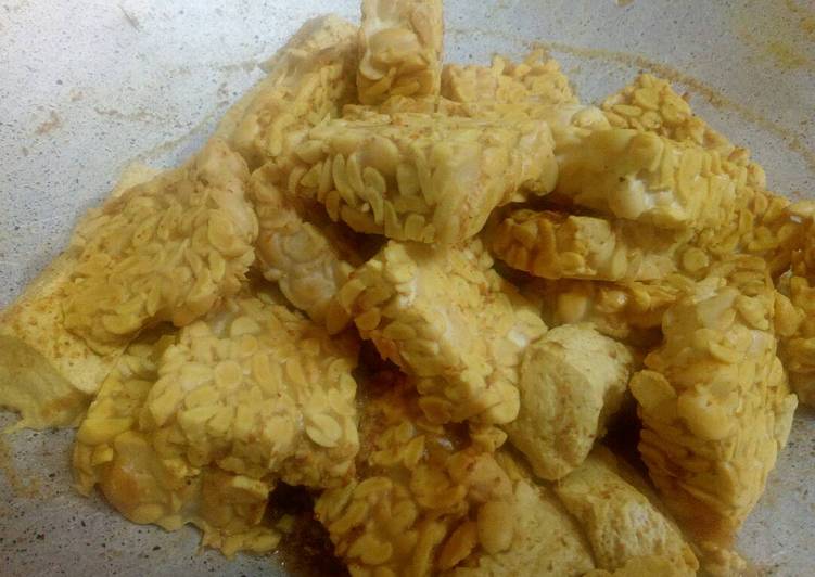 Tahu Tempe ungkep praktis
