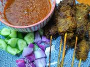 Gambar satay bakar