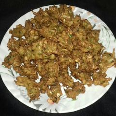 Leftover poha fritters A picture of Leftover poha fritters.