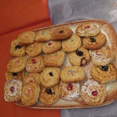 A picture of Festive Cookies.