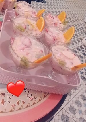 صورة لوصفة سلطة الفواكه 🍓🍌🥝🍇🍏🍊