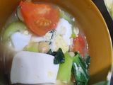 番茄豆腐植物蛋白湯