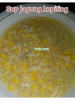 Foto resep Sup jagung kepiting