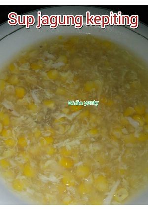 Foto resep Sup jagung kepiting