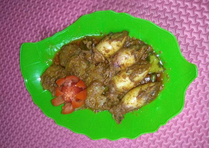 Rendang Cumi Basah