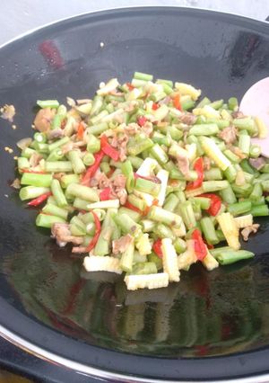 Foto resep Tumis Buncis Ampela Ayam