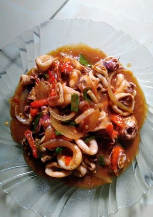 Foto resep Cumi pedas manis