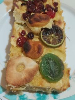 Una foto de Tarta de Manzana Navideña