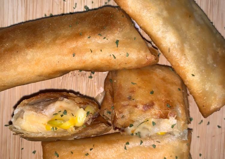 Resep Lumpia Jagung SUPER CREAMY (Creamy Rolls), Bikin Ngiler