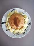 Bowl cake Galette bretonne, pomme, caramel au micro-ondes