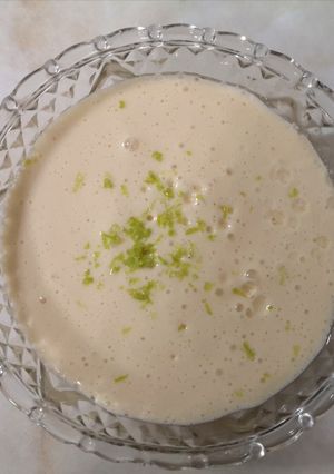 Una foto de Crema helada de limón