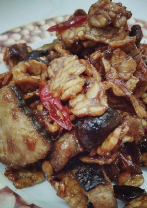 Foto resep Kriuk tempe + tongkol manis
